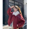 1428 Cute Fur Suede Jacket 2