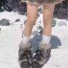 8071 Snowy Fur Boots 7