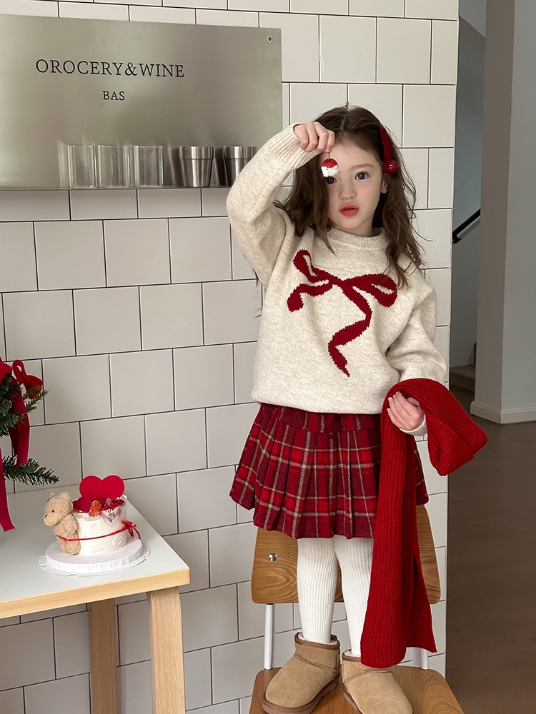 9184 Baby Bow Sweater