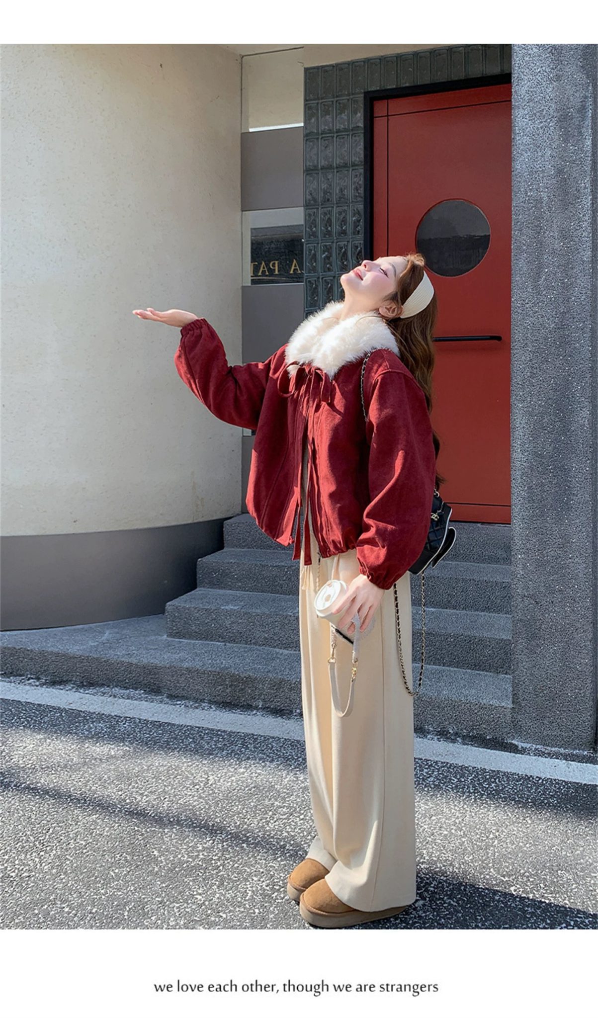 1428 Cute Fur Suede Jacket - Image 17