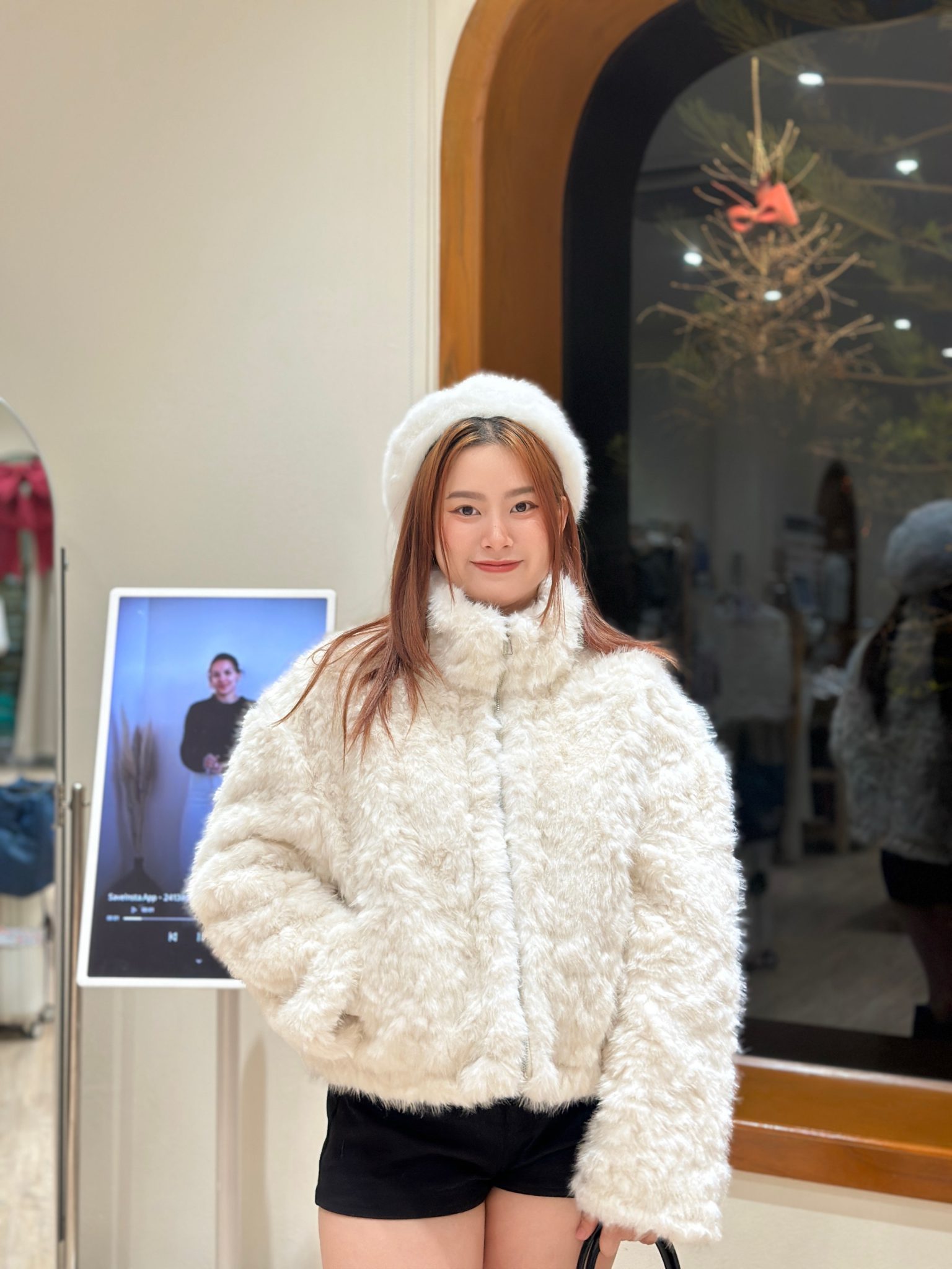 1435 Airy Fur Coat 12