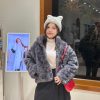 1438 Velour Fur Jacket