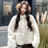 1439 Rosy Milky Tie Coat