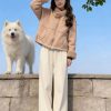 1449 Fluffy Mink Zip Jacket 10