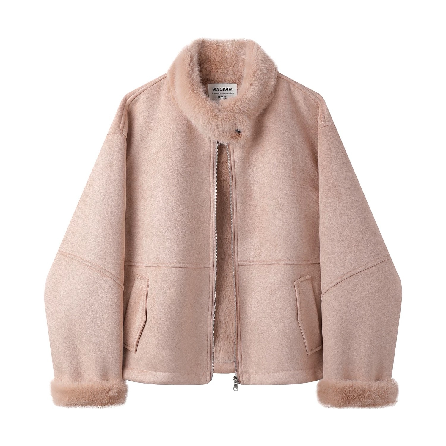 1449 Fluffy Mink Zip Jacket 14