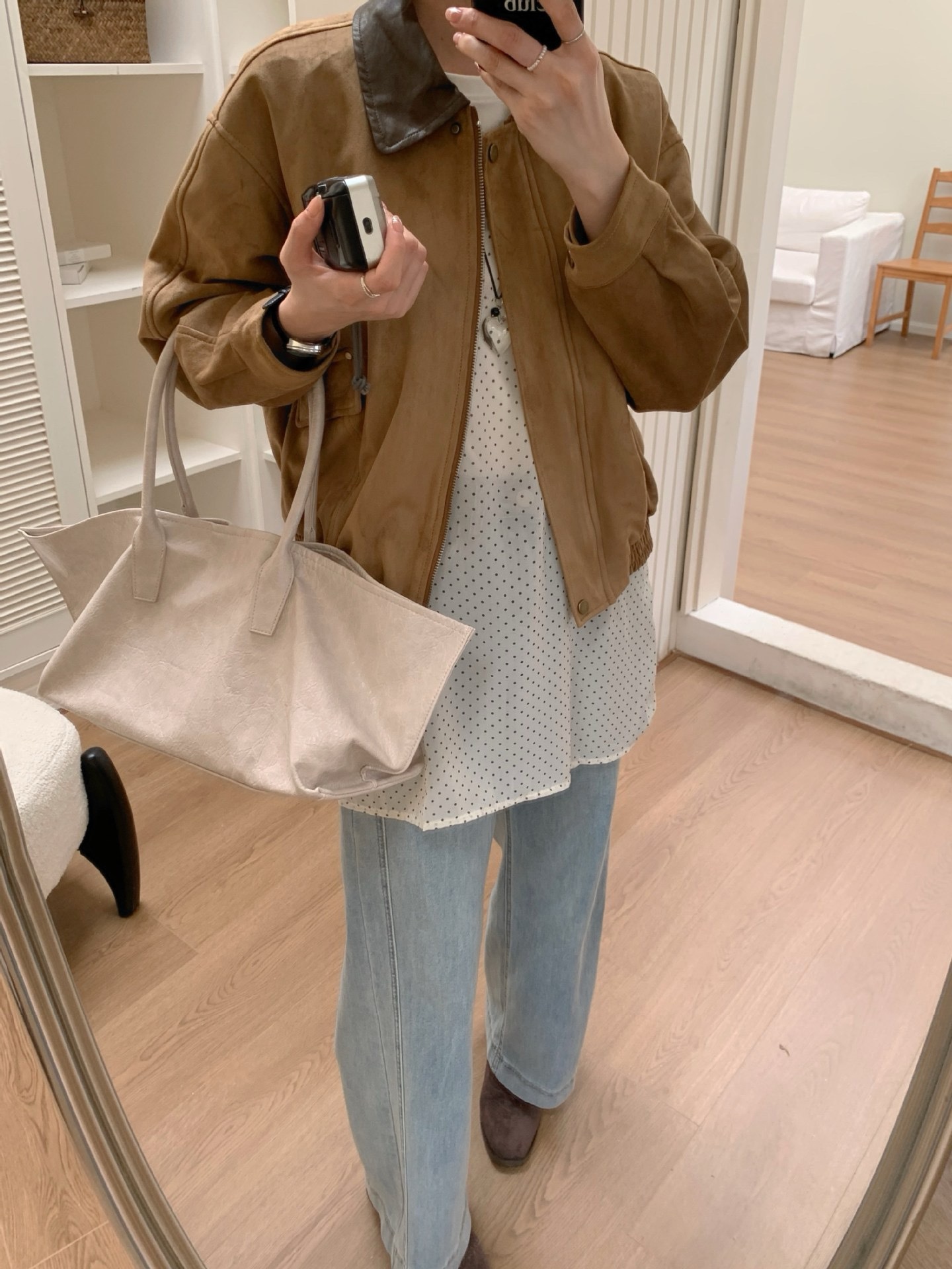 1450 Vintage Suede Jacket 10