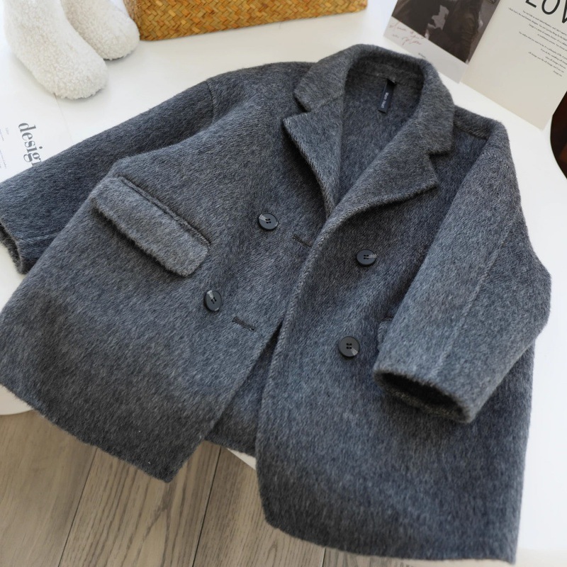 9192 Kids Wool Blend Coat 6