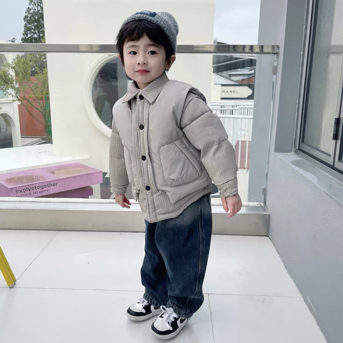 9194 Kids 2-in-1 Puffer Jacket 3