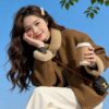 1449 Fluffy Mink Zip Jacket