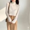 2056 เสื้อคอเต่าบุขน 18