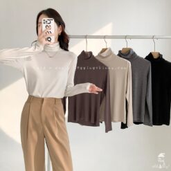 2056 เสื้อคอเต่าบุขน