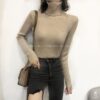 2064 เสื้อไหมพรมนิ้วสอด 20