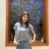2069 เสื้อสเวตเตอร์คอปีนแขนสั้น 14