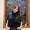 2069 เสื้อสเวตเตอร์คอปีนแขนสั้น 8