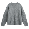 2085 Chunky Knit Sweater - เทา, 3XL