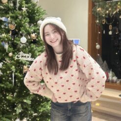 2086 Mini Heart Sweater