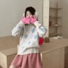 2087 Sweet Heart Argyle Knit