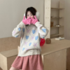 2087 Sweet Heart Argyle Knit