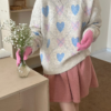 2087 Sweet Heart Argyle Knit 3
