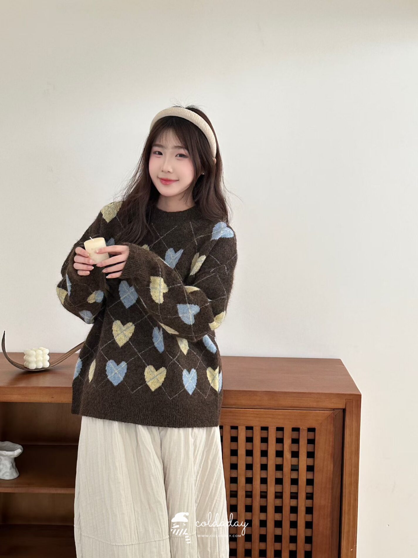 2087 Sweet Heart Argyle Knit 6