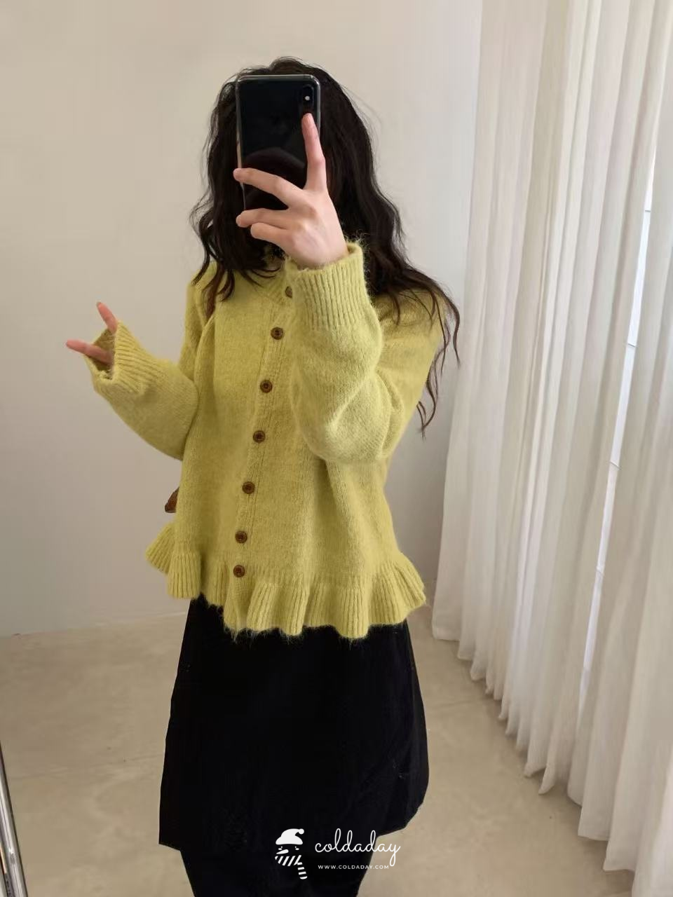2088 Sweet Ruffle Cardigan 12