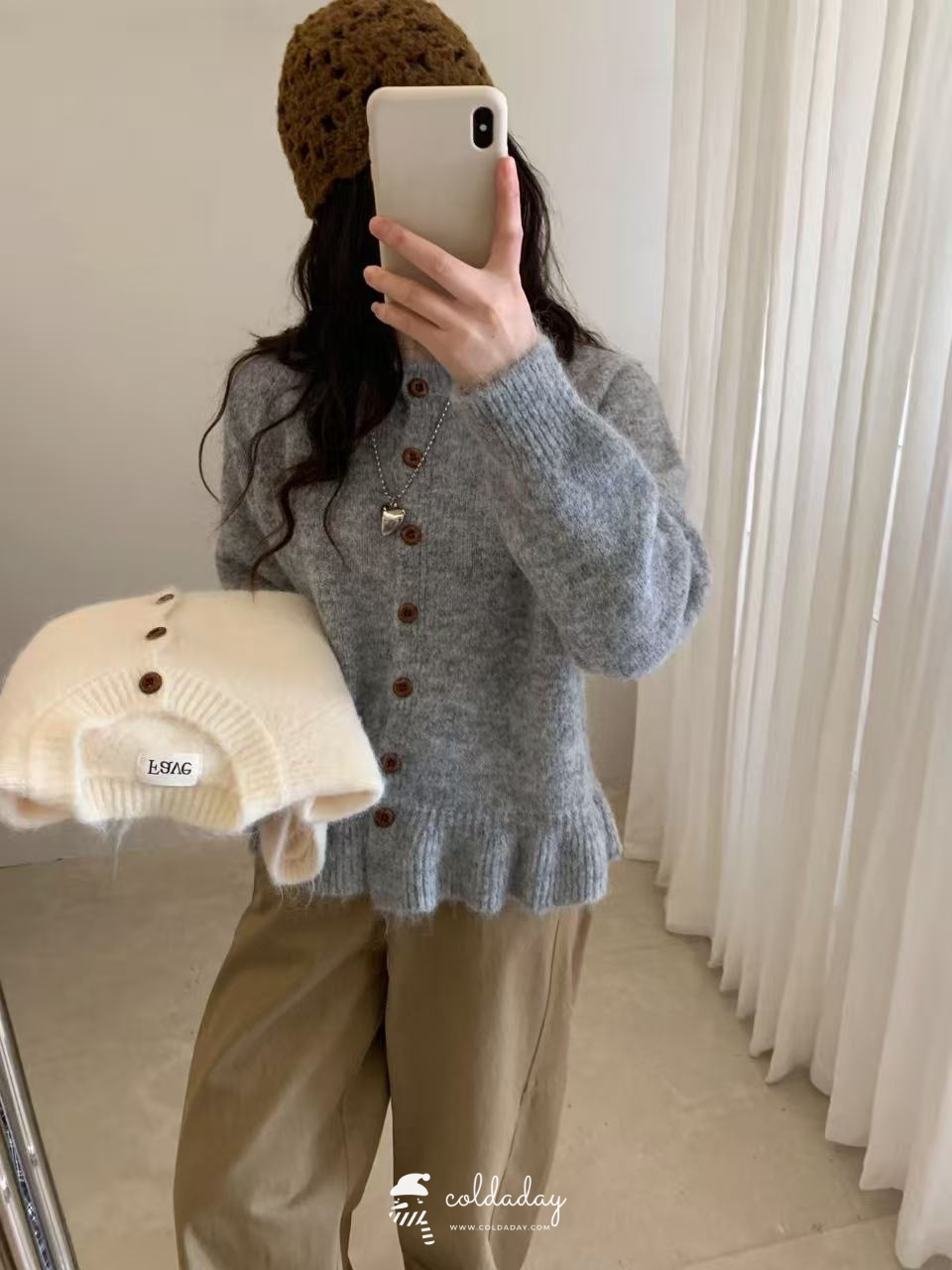 2088 Sweet Ruffle Cardigan 7