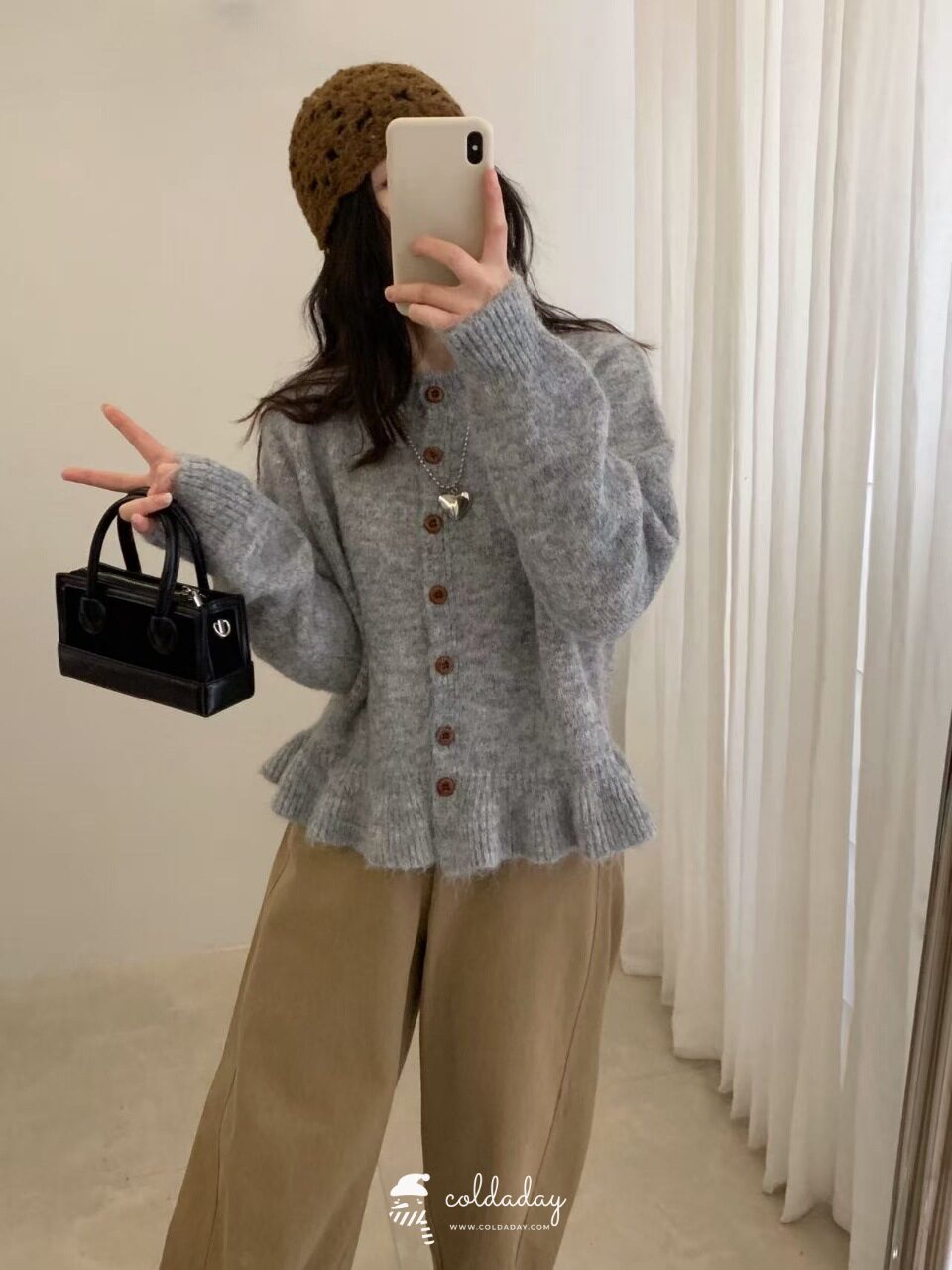 2088 Sweet Ruffle Cardigan 8