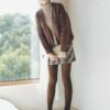 3019-3157 เลกกิ้งซีทรู 2000D สีดำ 12