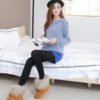 3031 เลกกิ้งไนล่อน แบบหนา เหยียบส้น - ดำ