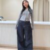 3115 Warm Wide-Leg denim