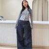 3115 Warm Wide-Leg denim