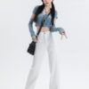 3116 Winter White Jeans 10