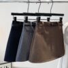3120 Belt A-Line Skirt