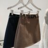 3120 Belt A-Line Skirt 2