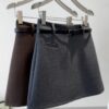 3120 Belt A-Line Skirt 7