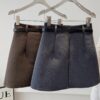 3120 Belt A-Line Skirt 9