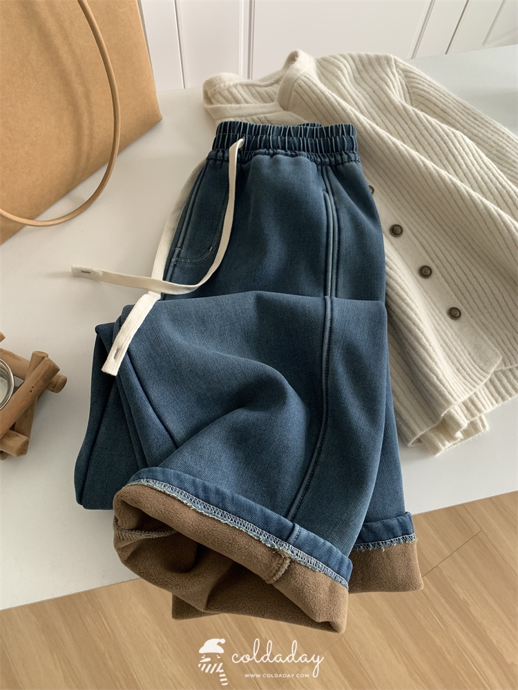 3128 Denim Warm Pants 10