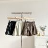 3136 Balloon Leather Skirt 4
