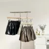3136 Balloon Leather Skirt 5
