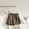3136 Balloon Leather Skirt 8
