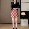 3137 Winter Plaid Skirt 11