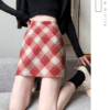 3137 Winter Plaid Skirt 12