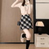 3137 Winter Plaid Skirt 4