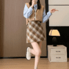 3137 Winter Plaid Skirt 5