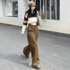 3138 Cozy Caramel Brown Pants 6