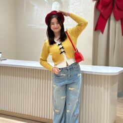 3139 Playful woof Denim