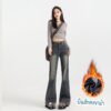 3140 Fuzzy Flare Pants
