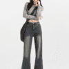 3140 Fuzzy Flare Pants 4