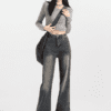 3140 Fuzzy Flare Pants 5