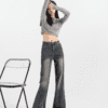 3140 Fuzzy Flare Pants 7